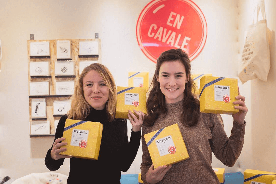 Packaging boîte-cloche de la marque En Cavale