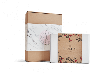 Boîte avec bandeau
