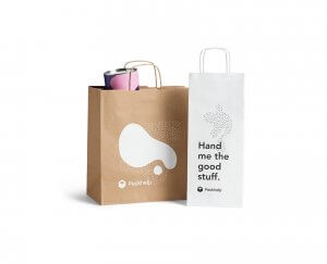 Sacs kraft à poignées torsadées - emballage personnalisé pour produits - Packhelp